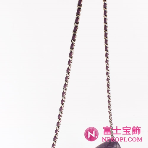 シャネル CHANEL クラシック エナメル ショルダーバッグ パープル A33814AZWRW